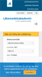 Mobile Screenshot of lakemedelsakademin.se